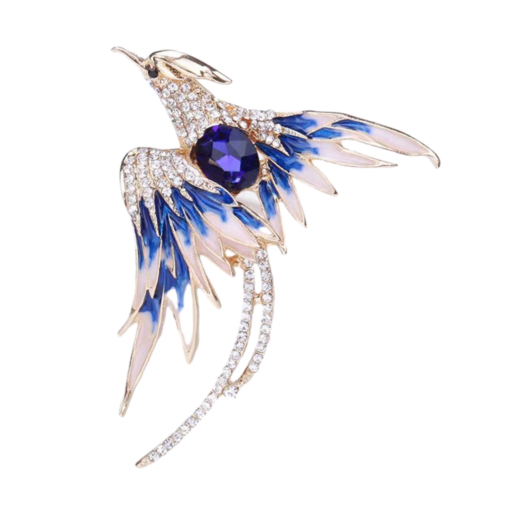 Ghim Cài Áo Đính Đá Thiết Kế Tinh Tế Thời Trang Cho Nữ