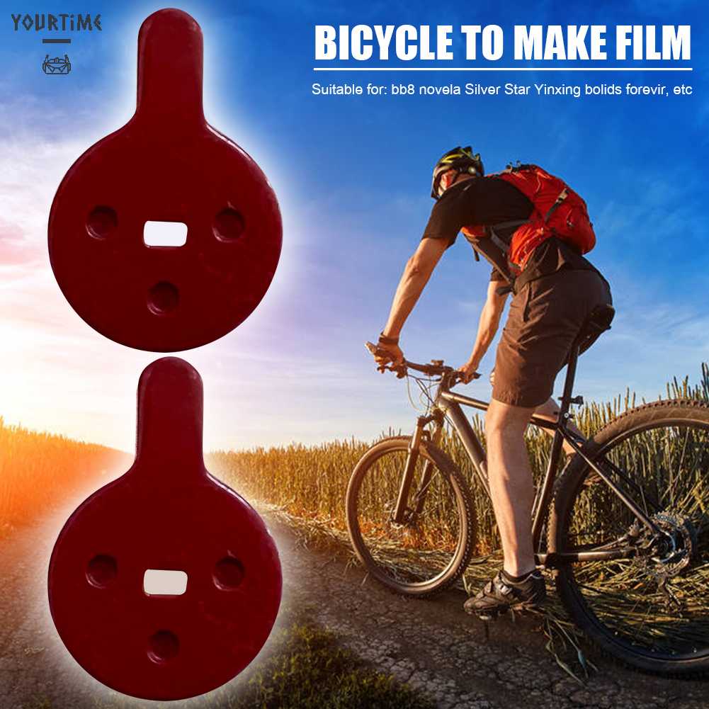 Set 2 Cặp Má Phanh Xe Đạp Leo Núi Bán Kim Loại