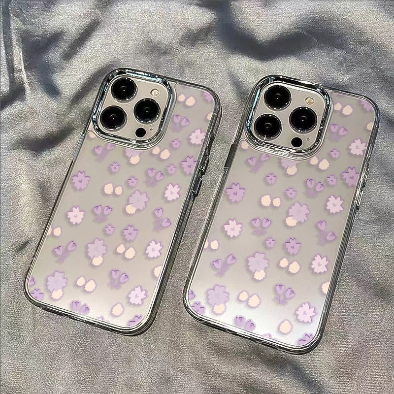 ✅Ốp Điện Thoại Mềm Chống Sốc Hình Hoa Cho iPhone1214pro 13 max711plus / 8 H3JX