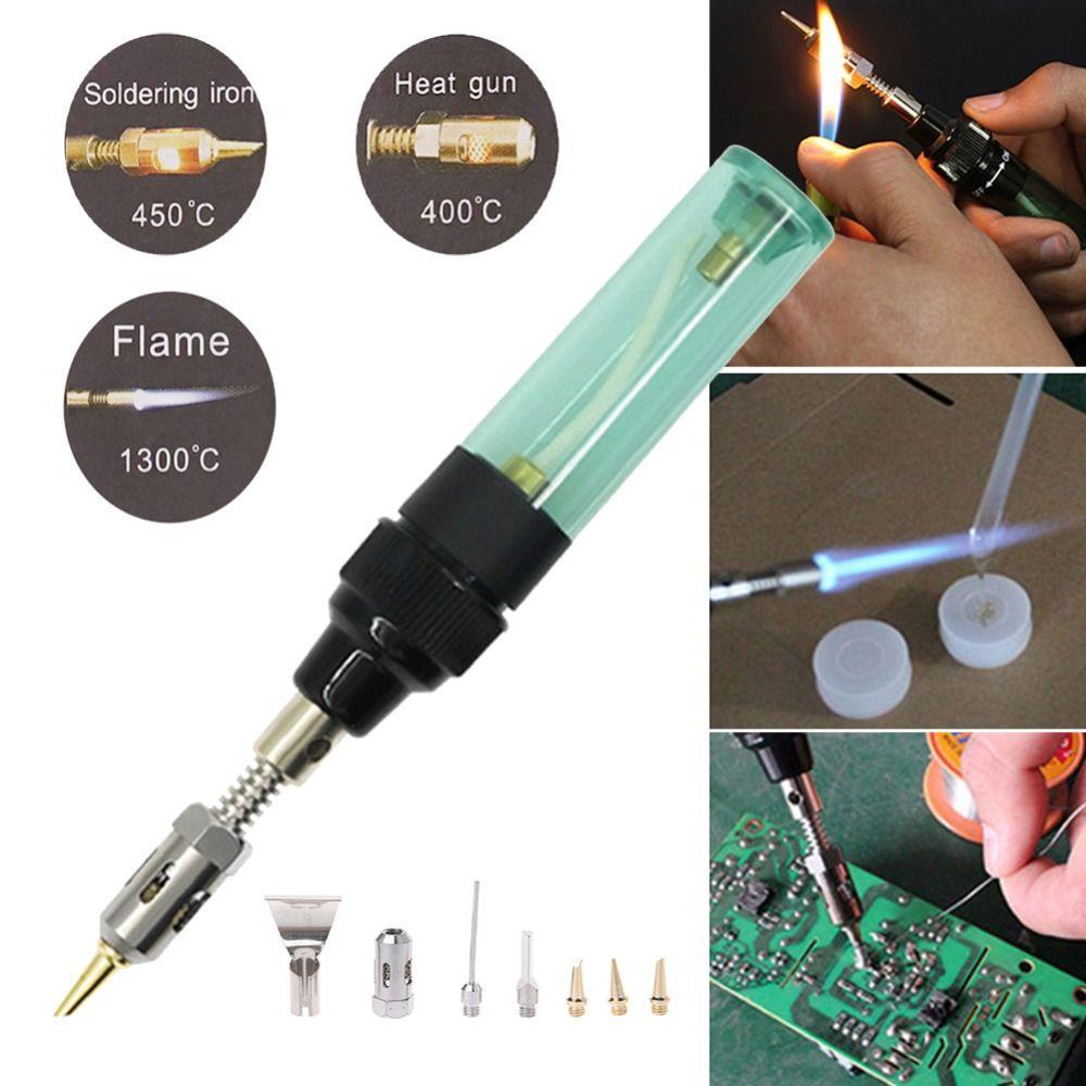 Shanrong hàn sắt mini 4 trong 1 máy hàn không dây mẹo hàn đầu sắt butan mỏ hàn khí