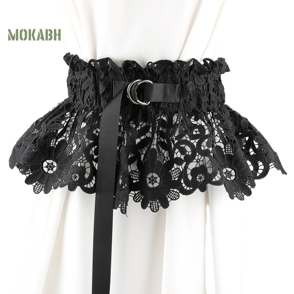 [Mok Abh] Thắt Lưng Thắt Nơ Co Giãn Màu Trơn Trang Trí Đám Cưới Dành Cho Nữ