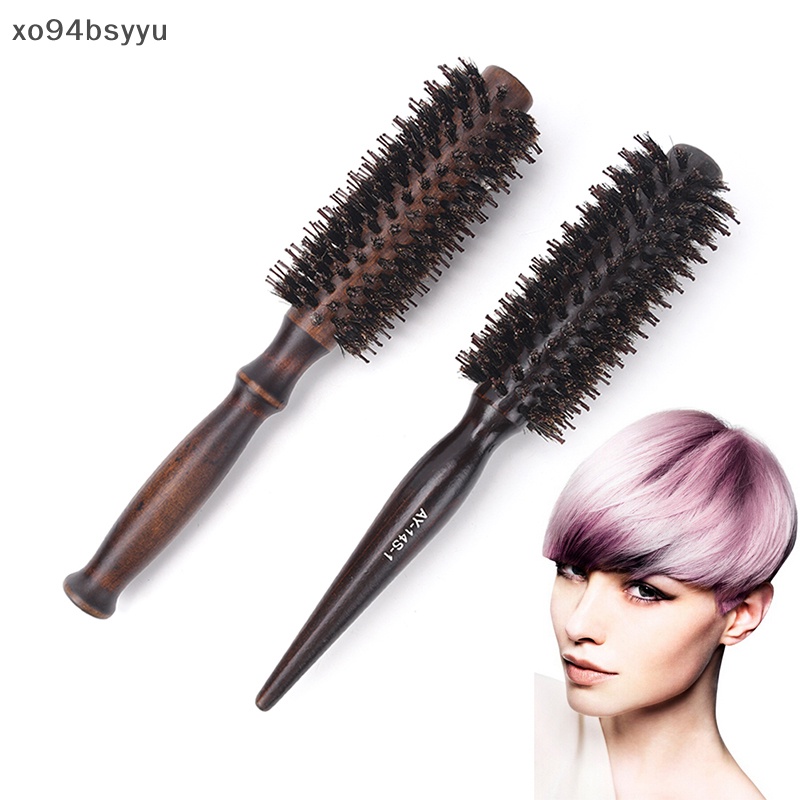 Lược Tròn Tạo Kiểu Tóc Xo94Bsyu Chống Tĩnh Điện Với Tay Cầm Bằng Gỗ Tự Nhiên Gương Trang Điểm Mini Bỏ Túi Hình Hoạt Hình Dễ Thương Vợt Gấp Gọn Tiện Dụng Chất Lượng Cao