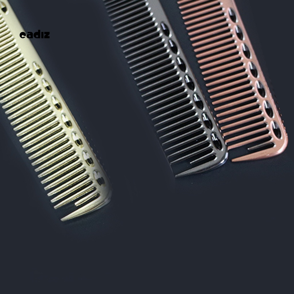 Lược Chải Tóc Bằng Nhôm Chống Tĩnh Điện Màu Sắc Đơn Giản