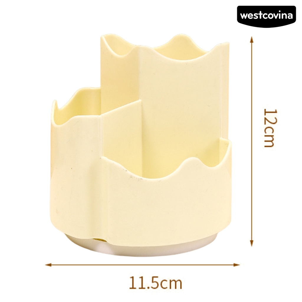 [WSTN]✎Giá Đỡ Cọ Trang Điểm Bằng Nhựa Cỡ Lớn Có Thể Xoay Tiện Dụng