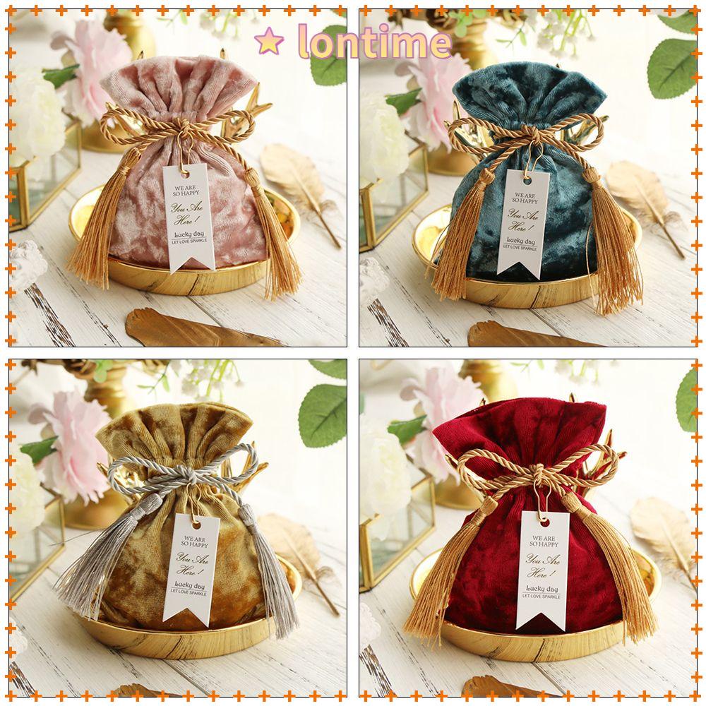 Túi Dây Rút Đựng Kẹo Chống Bụi Trang Trí Tiệc Cưới