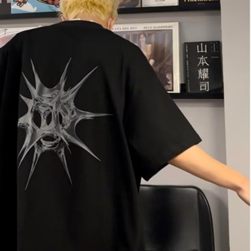 Áo Thun Tay Ngắn Cổ Tròn In Hình Thorn Thời Trang Mùa Hè Cho Nam