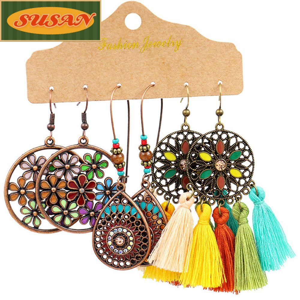 Bông Tai Tua Rua Thời Trang Dành Cho Nữ