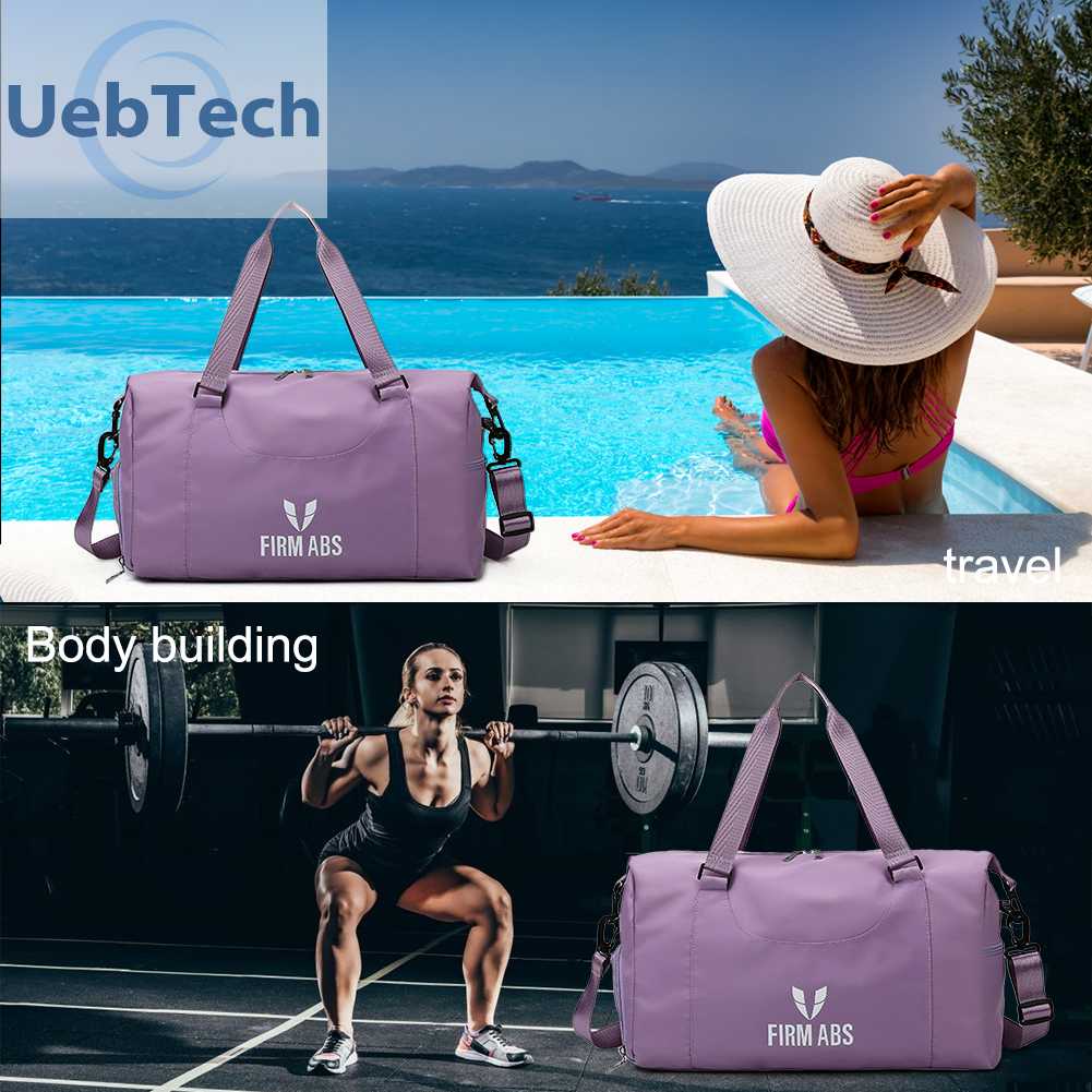 Túi Đựng Đồ Tập Thể Thao Sức Chứa Lớn Chia Ngăn Khô / Ướt Tiện Dụng Cho Nam Và