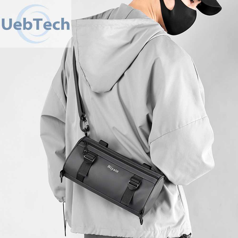 Túi Đeo Chéo Hình Trụ Cỡ Lớn Chất Liệu Nylon Thời Trang Cho Nữ