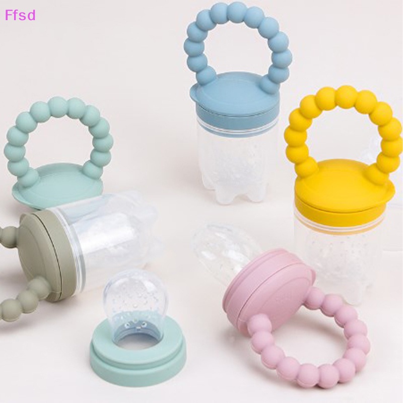 {Ffsd} Túi Nhai Ăn Dặm Trái Cây Bằng Silicon Cấp Thực Phẩm An Toàn Cho Bé * Bán Chạy