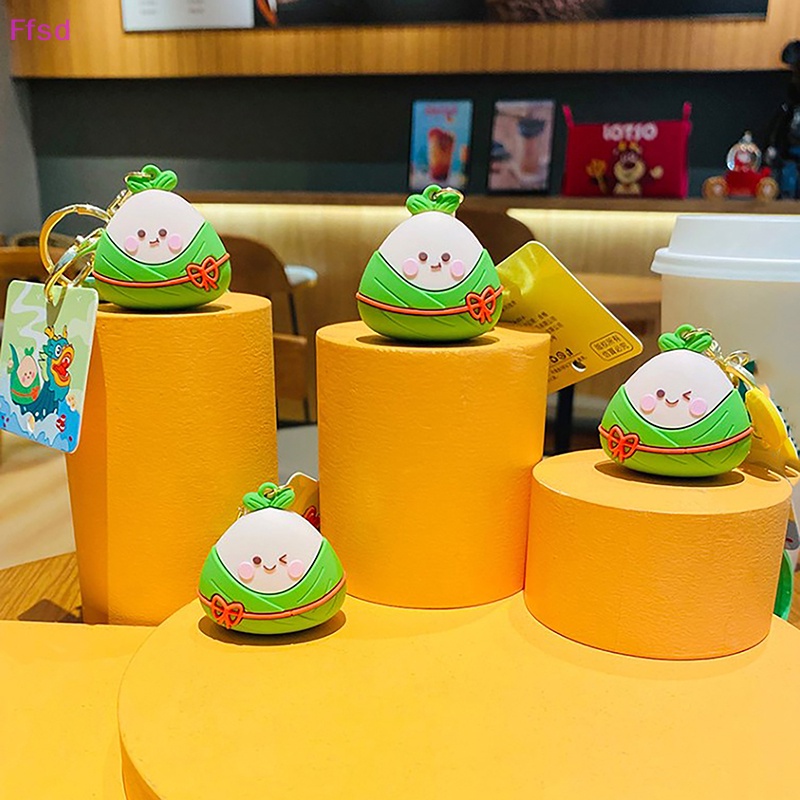 {Ffsd} Móc Khóa Hình Rồng Thuyền Hoạt Hình Sáng Tạo Zongzi Tinh Tế Dễ Thương Làm Quà Tặng Kỳ Nghỉ Và Túi Xách