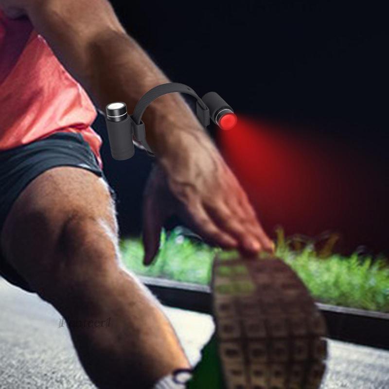 [Fenteer1] Đèn Pin LED Sạc USB Cho Thiết Bị Chạy Bộ / Câu Cá