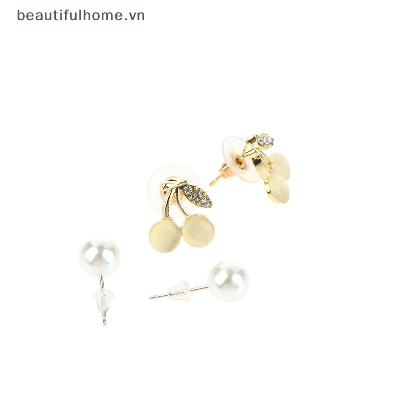 Bông Tai S925 Hình Nơ Đen Đính Pha Lê Ngọt Ngào