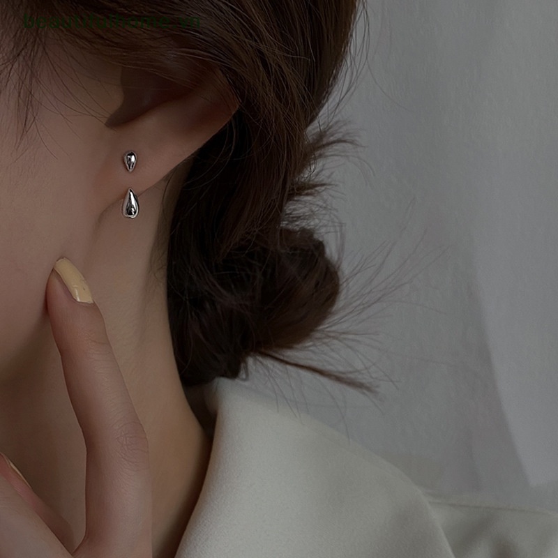 1 Đôi Bông Tai Hình Giọt Nước Thời Trang Mùa Hè Dành Cho Nữ