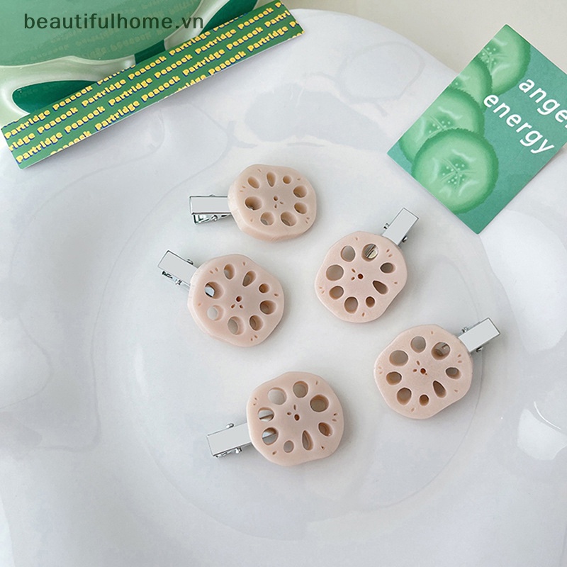 1 Kẹp Tóc Hình Rau Củ Mini Dễ Thương Cho Bé Gái