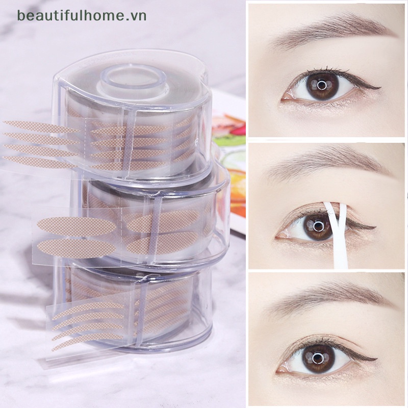 Bộ 600 Miếng Dán Kích Mí Vô Hình Hai Mặt