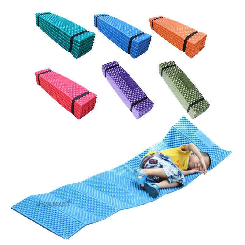 [Fenteer1] Thảm Ngủ Màu Đỏ Gấp Được Di Động Dùng Khi Đi Cắm Trại Ngoài Trời