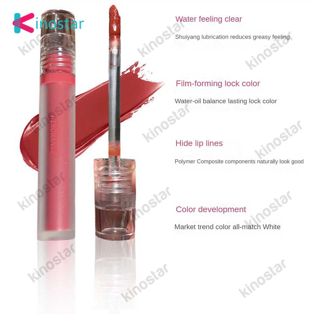 Herorange Jelly Son Dưỡng Dưỡng Ẩm Lâu Dài Chống Nước Thủy Tinh Sáng Bóng Tạo Cảm Giác Không Dễ Rụng Son Bóng Pk Son23 .