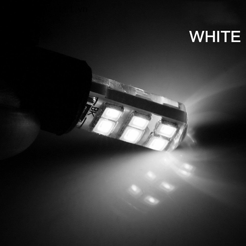 # Dây Cáp 3C &amp; NEW 3C # Set 10 Bóng Đèn LED T10 W5W 12-SMD 2835 Ánh Sáng Trắng Dành Cho Ô Tô
