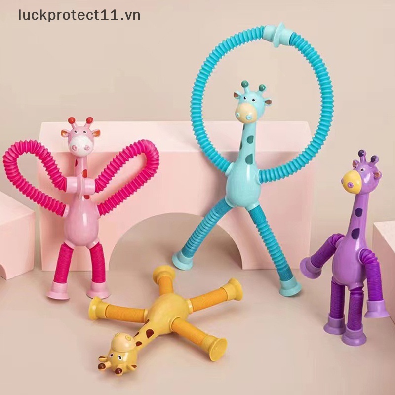 # Dây Cáp 3C &amp; NEW 3C # Đồ Chơi Xếp Hình Hươu Cao Cổ Ống Hút Hoạt Hình Mới Lạ