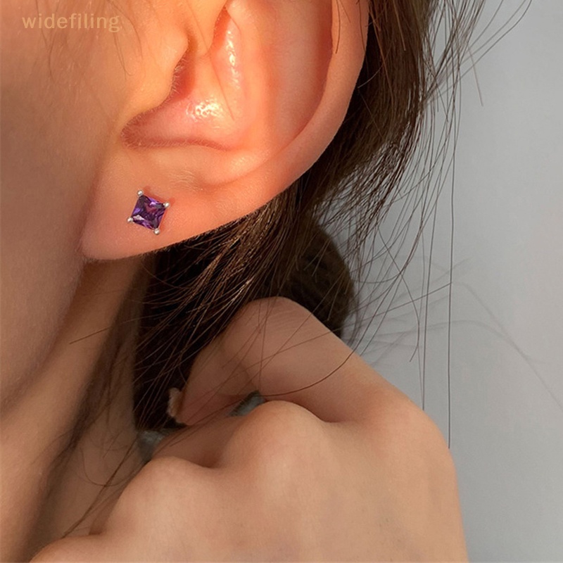 1 Đôi Bông Tai Bạc S925 Hình Học Xoắn Ốc Thời Trang Dành Cho Nữ