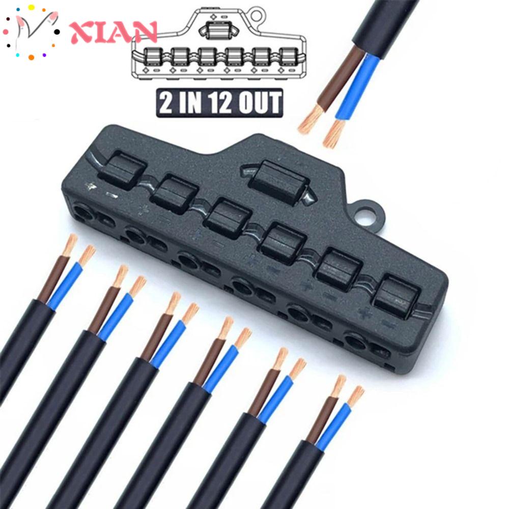 Khối Phân Phối Phân Tách Đường Dây XIANTIN Ra Ngoài Cho Dải Đèn Led Kết Nối Song