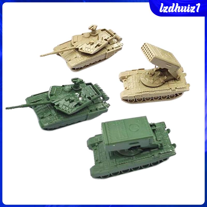 Bộ 4 Mô Hình Xe Tăng Tên Lửa Tỉ Lệ 1 / 144