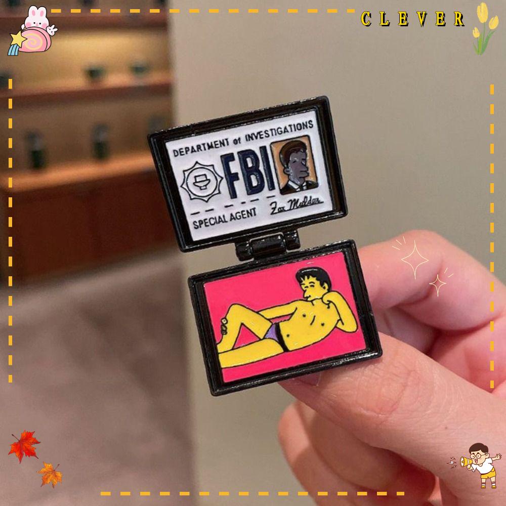 Ghim Cài Áo Hoạt Hình Có Thể Gập Lại Cho Unisex