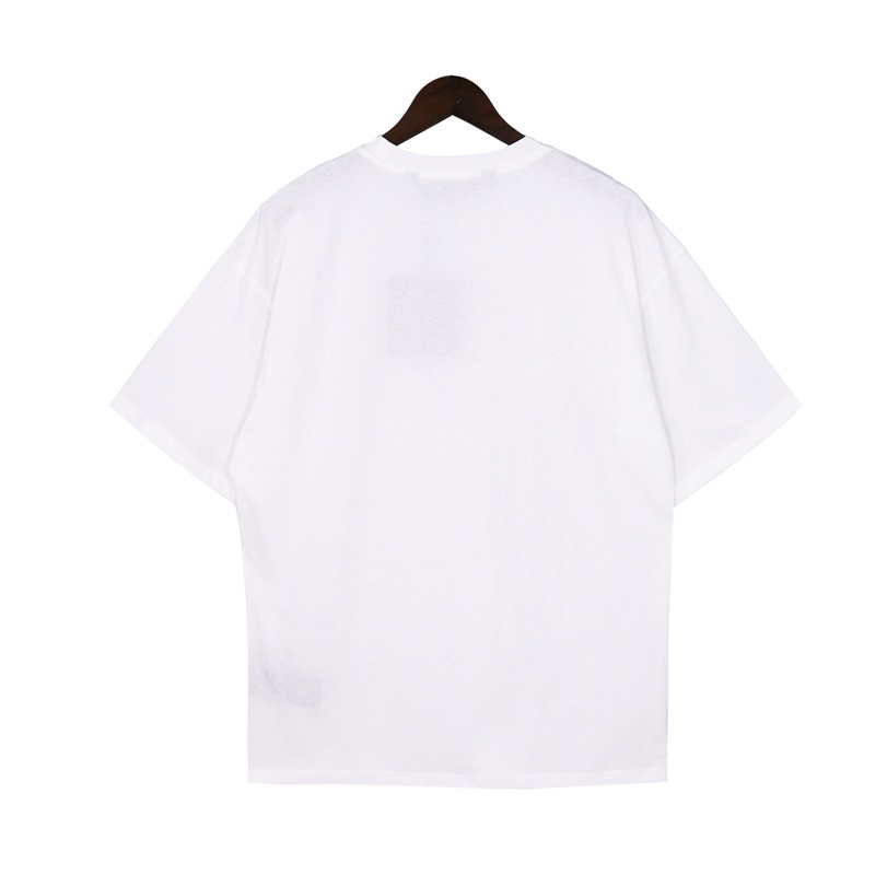 Áo Thun Cotton Cổ Tròn Tay Ngắn In Hình Cá Sấu PalmAngels Thời Trang Mùa Hè Cho Nam Và Nữ