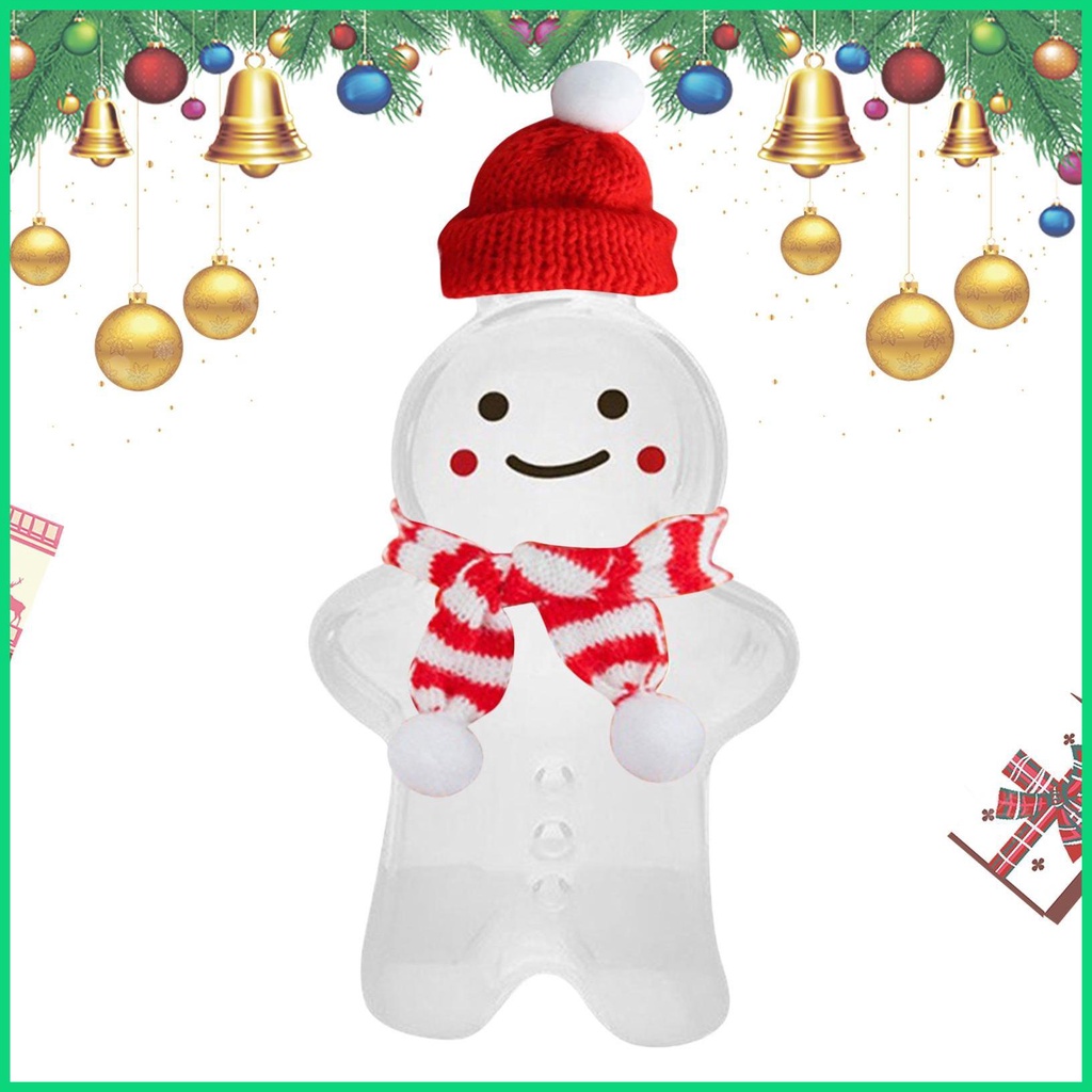 Bình Nước 500ml An Toàn Họa Tiết Giáng Sinh Dễ Thương