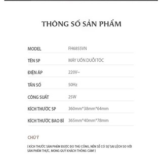 Máy uốn duỗi tóc FLYCO FH6855VN