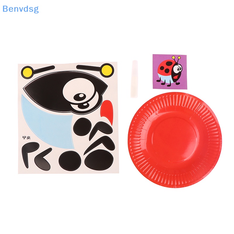 1 Bộ Miếng Dán Hoạt Hình Đầy Màu Sắc Trang Trí Thủ Công Cho Bé