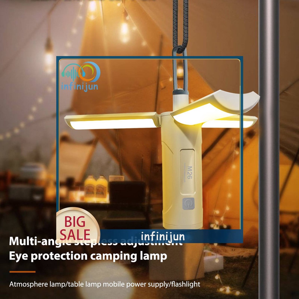 Đèn Pin Mềm Gấp Gọn 4 Chế Độ Tiện Lợi Dành Cho Hoạt Động Ngoài Trời