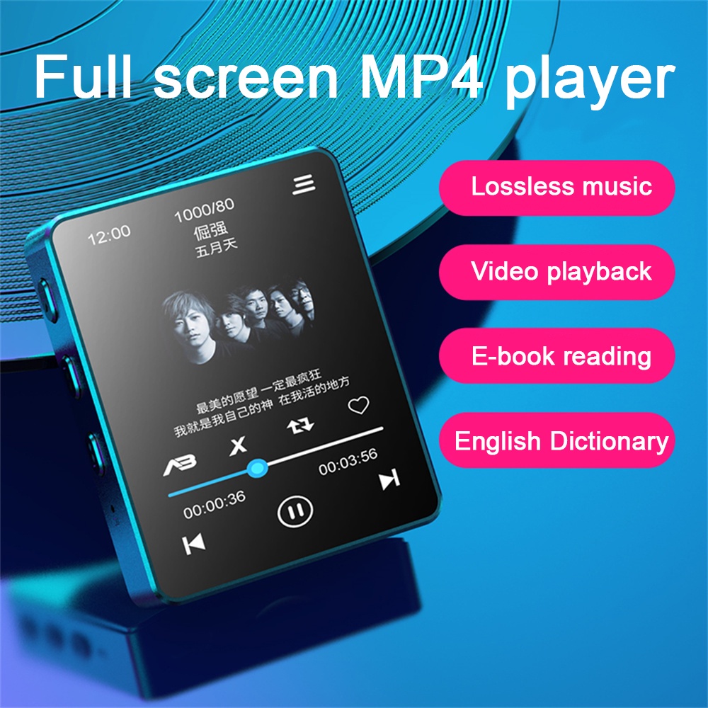 M6 Mini Real Hifi Chuyên Nghiệp Làm Chủ Mức Thể Thao Lossless MP3 MP4 Music Walkman Full màn hình cảm ứng MP5 -Rosser2