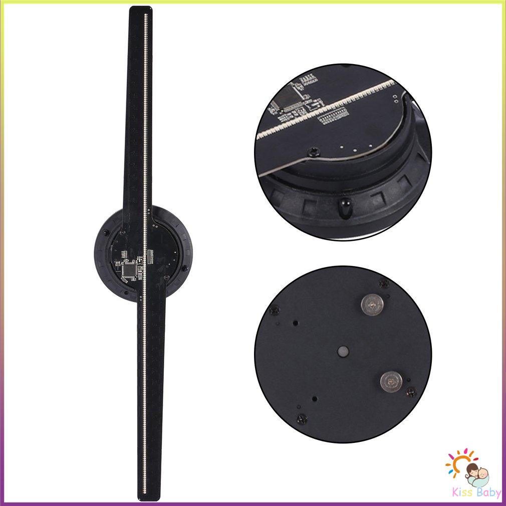 224 Hạt Đèn Mắt Thường 3D Led Wifi Toàn Phương Máy Chiếu Màn Hình Quạt Ba Chiều Quảng Cáo Người Chơi Bộ Nhớ 16G