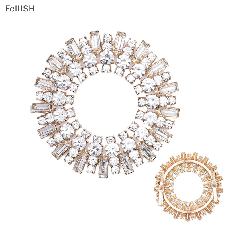 1 Kẹp Cài Áo Hình Giày Cao Gót Đính Đá Lấp Lánh 439br