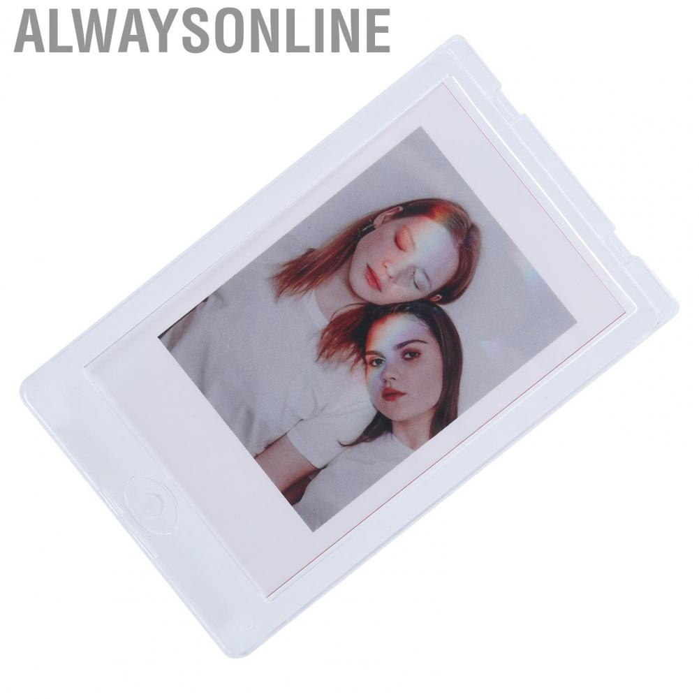 Alwaysonline Double Sided Picture Display  PC Photo Frame Compact Exquisite Durable for Mini 3 Inch Film