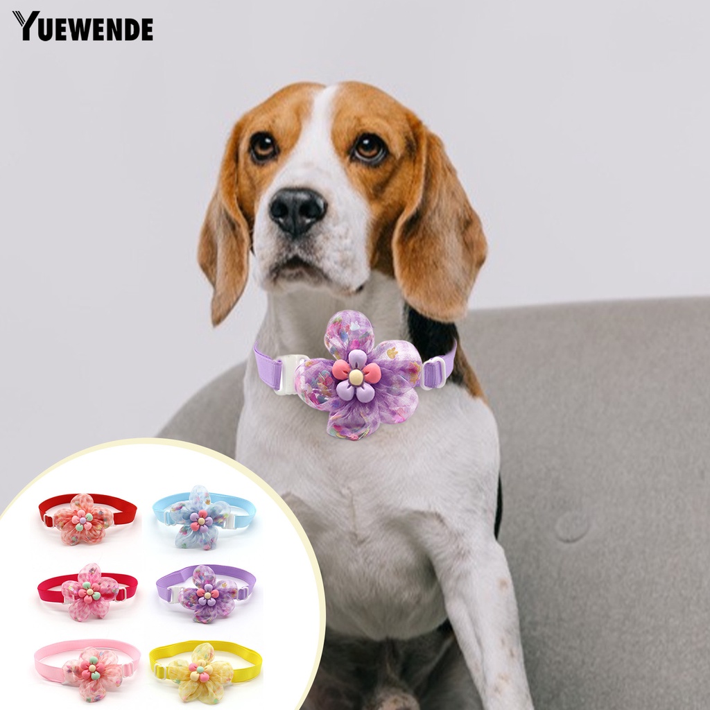 Vòng Cổ Họa Tiết Hoa Xinh Xắn Cho Thú Cưng