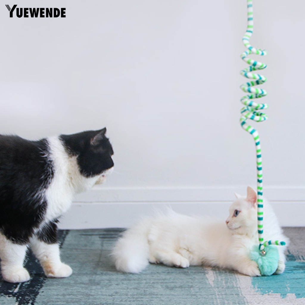 Đồ Chơi Bóng Lông Họa Tiết Sọc YQ.E Giảm Căng Thẳng Vui Nhộn Dành Cho Mèo Cưng