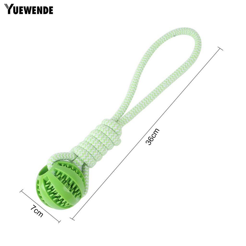 Đồ Chơi Dây Cao Su Gắn Bóng Cao Su Giúp Giữ Sạch Răng Chống Cắn Và Mài Mòn Cho Thú Cưng