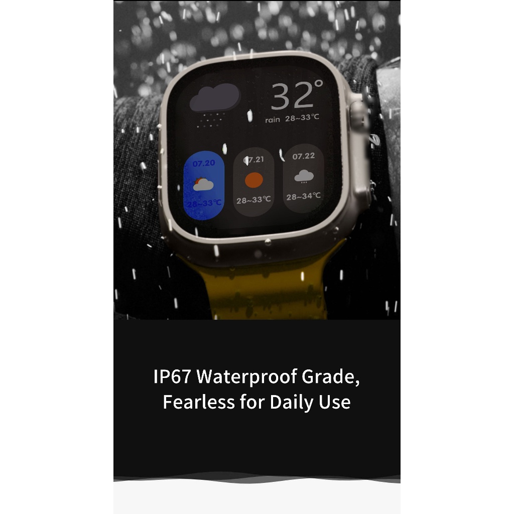 Mới Đồng Hồ Thông Minh MT9 Ultra OLED Ultra Series 8 Màn Hình HD Kết Nối Bluetooth 2.2