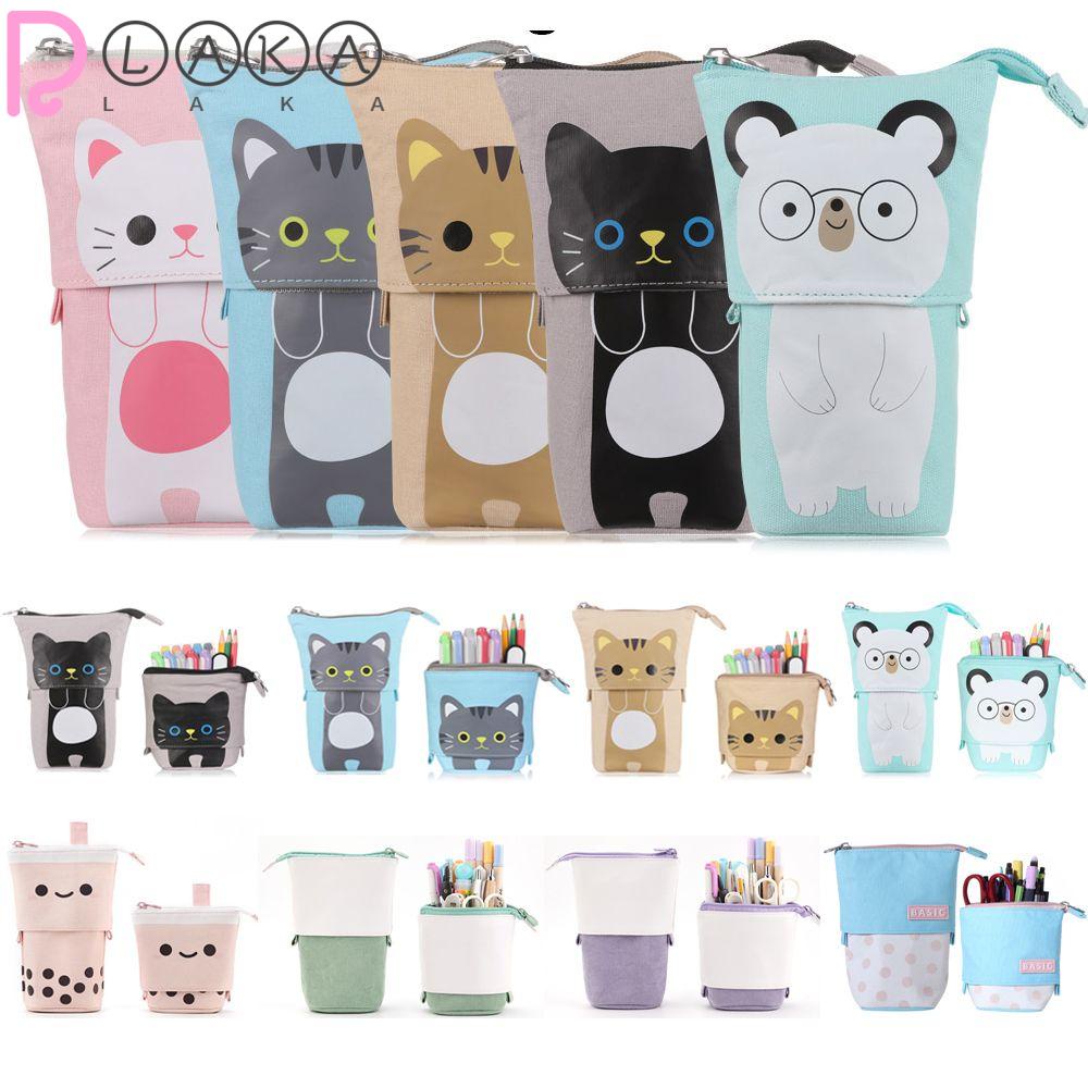 Túi Đựng Bút Chì Sức Chứa Lớn Có Khóa Kéo Thời Trang