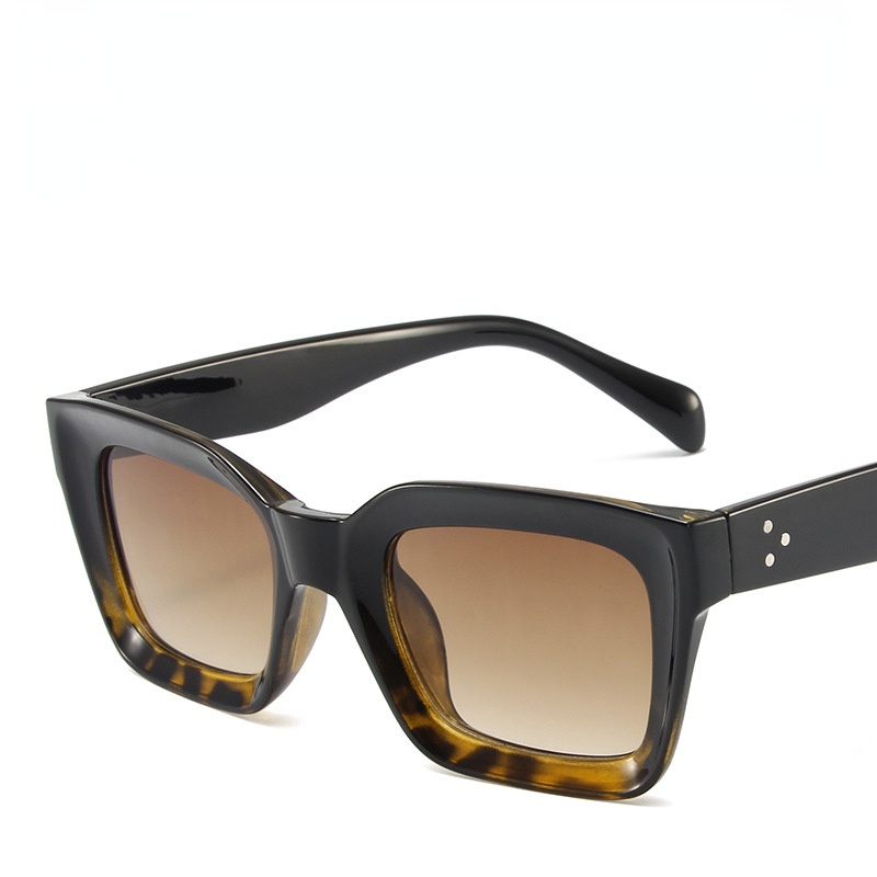 Kính Mát Gọng Vuông Thời Trang Mới Cho Nam Nữ Màu Sắc