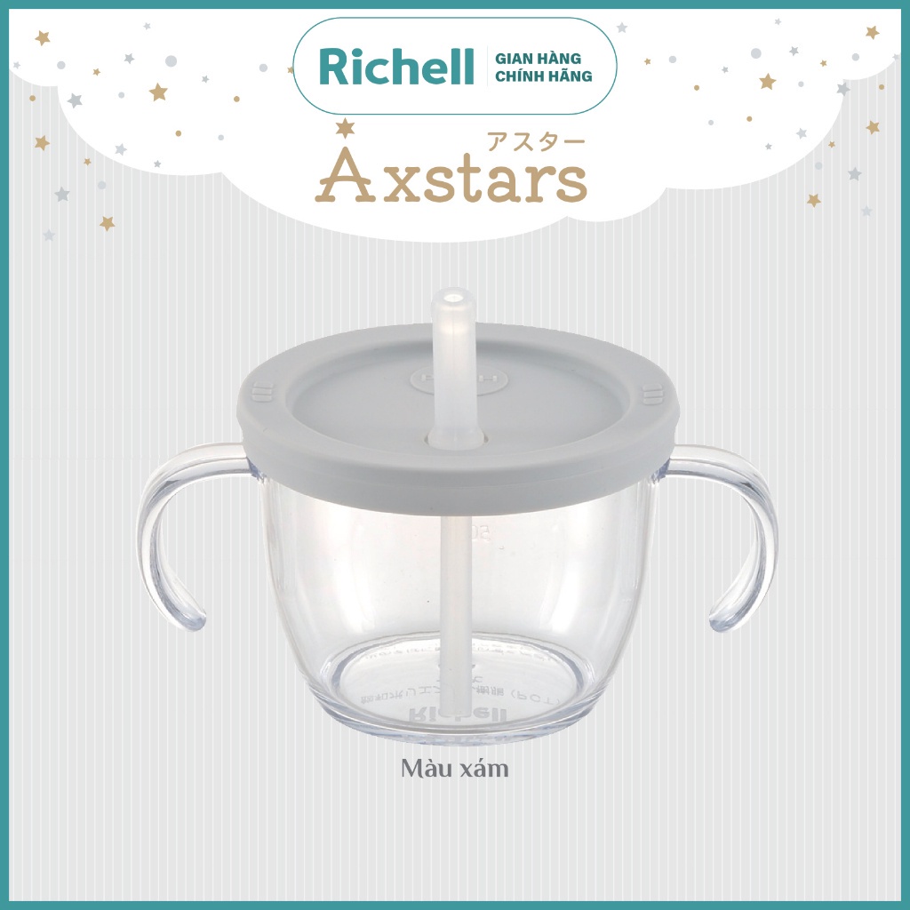 Cốc tập uống 3 giai đoạn Axstars Richell cho bé