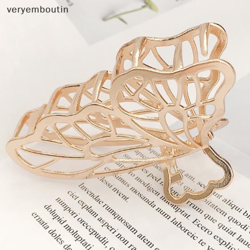 Kẹp Tóc Càng Cua Lớn Bằng Hợp Kim Hình Học Cho Nữ