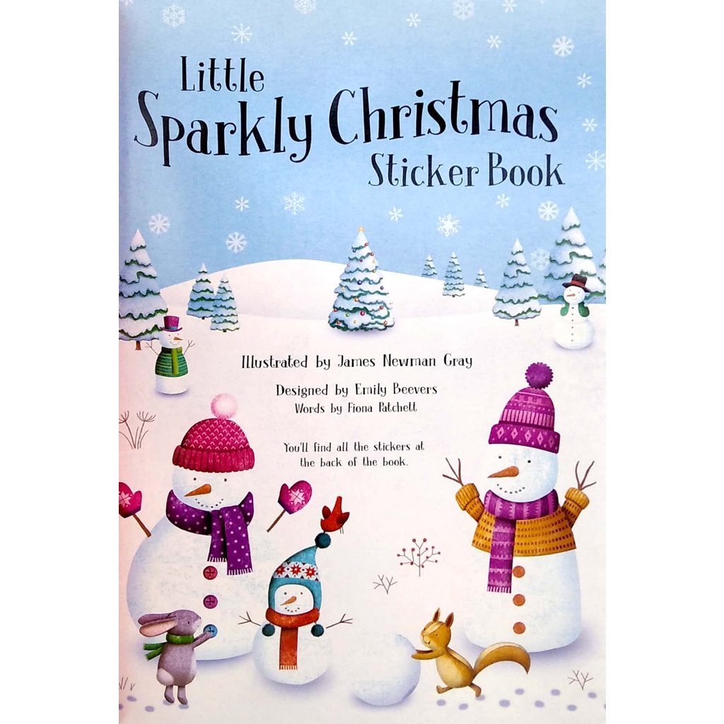 Sparkly Christmas Sticker Book