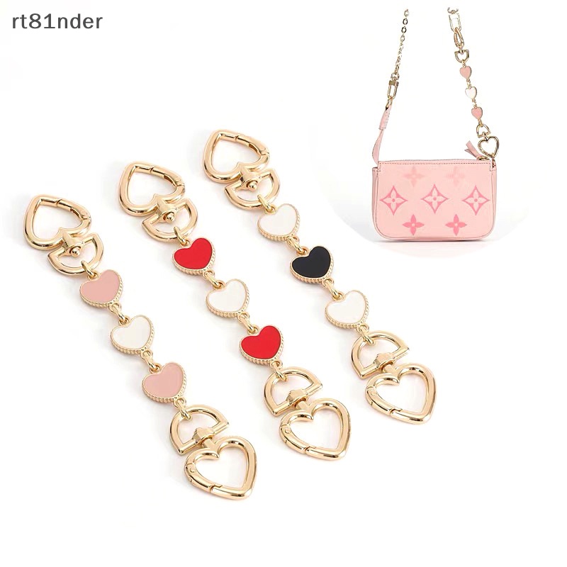 Rt Phụ Kiện Dây Xích Nối Dài Cho Túi Xách DIY Hình Trái Tim