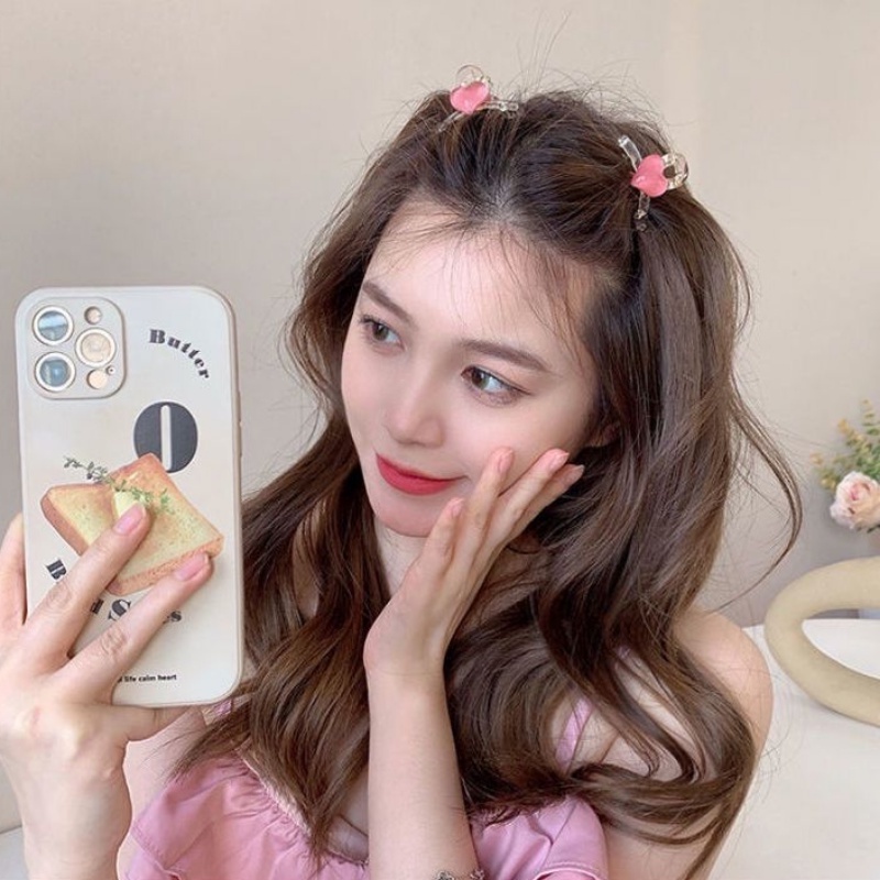 Kẹp Tóc Hình Cá Mập / Trái Tim Nhỏ Xinh Xắn Dễ Thương Cho Nữ