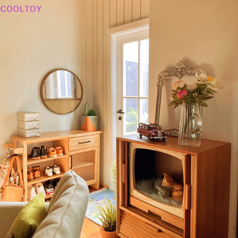 Gương Trang Điểm Mini Tỉ Lệ 1: 6 Cho Nhà Búp Bê