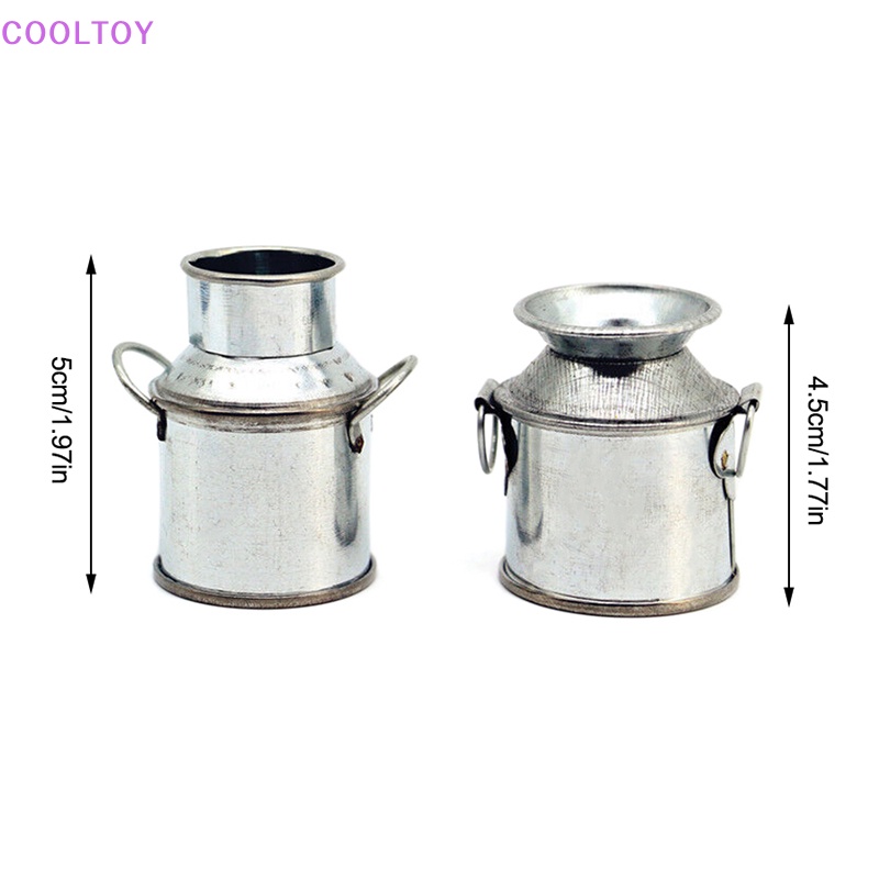 Mô Hình Bình Sữa 1: 12 Bằng Kim Loại Trang Trí Nhà Búp Bê